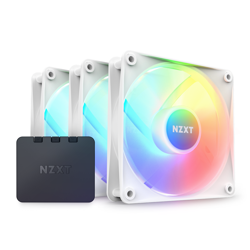 Fan NZXT F120 CORE RGB Series White Triple