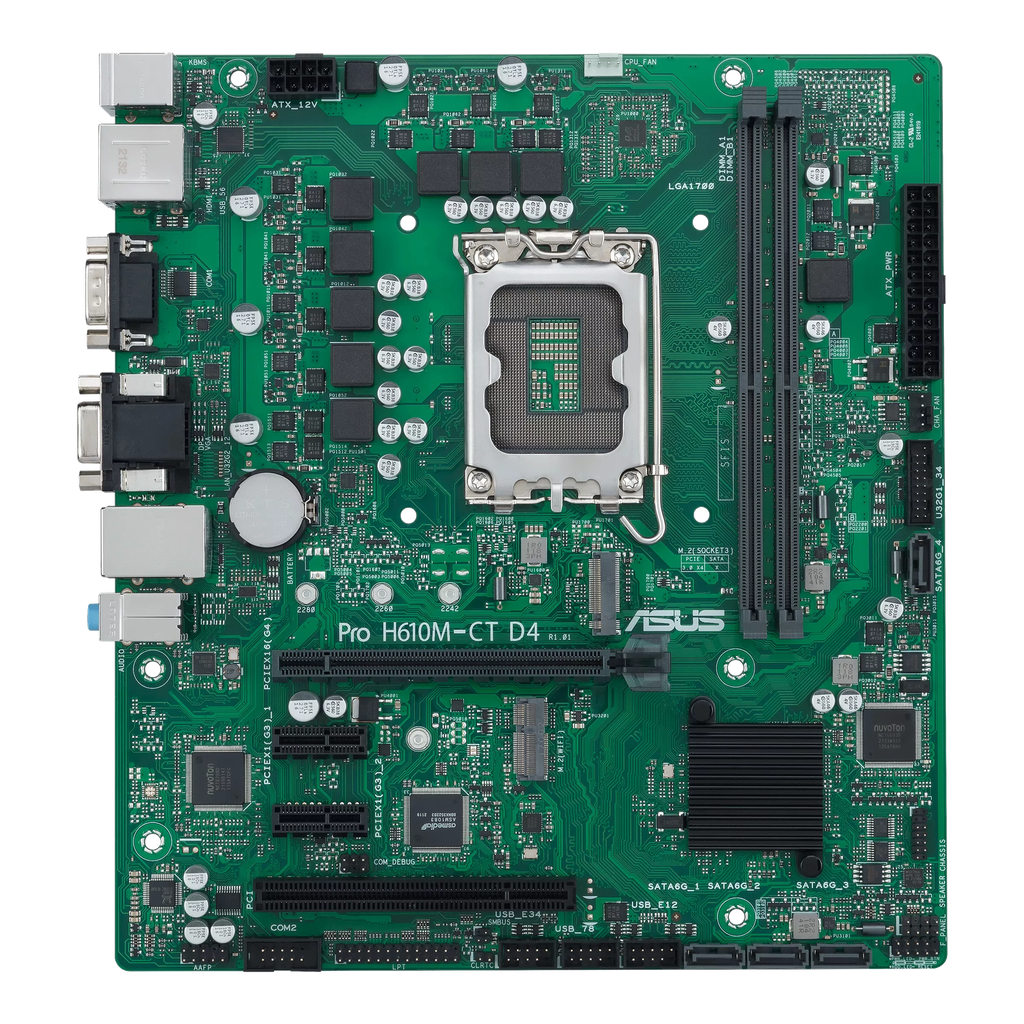 Motherboard Intel 1700/DDR4 Asus PRO H610M-CT D4-CSM 90MB1A40-MVAAYC