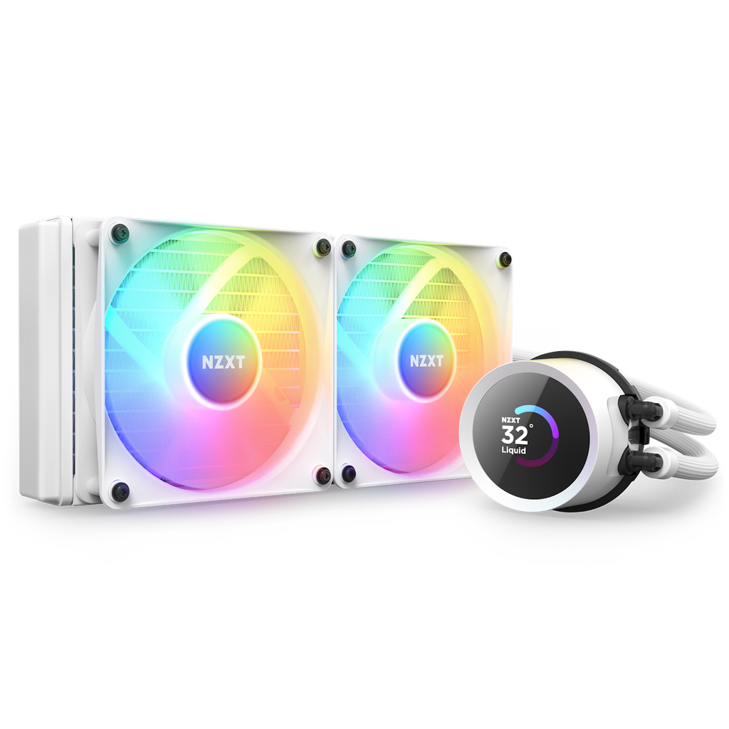 Cooling System NZXT Kraken 240mm White RGB With Controller