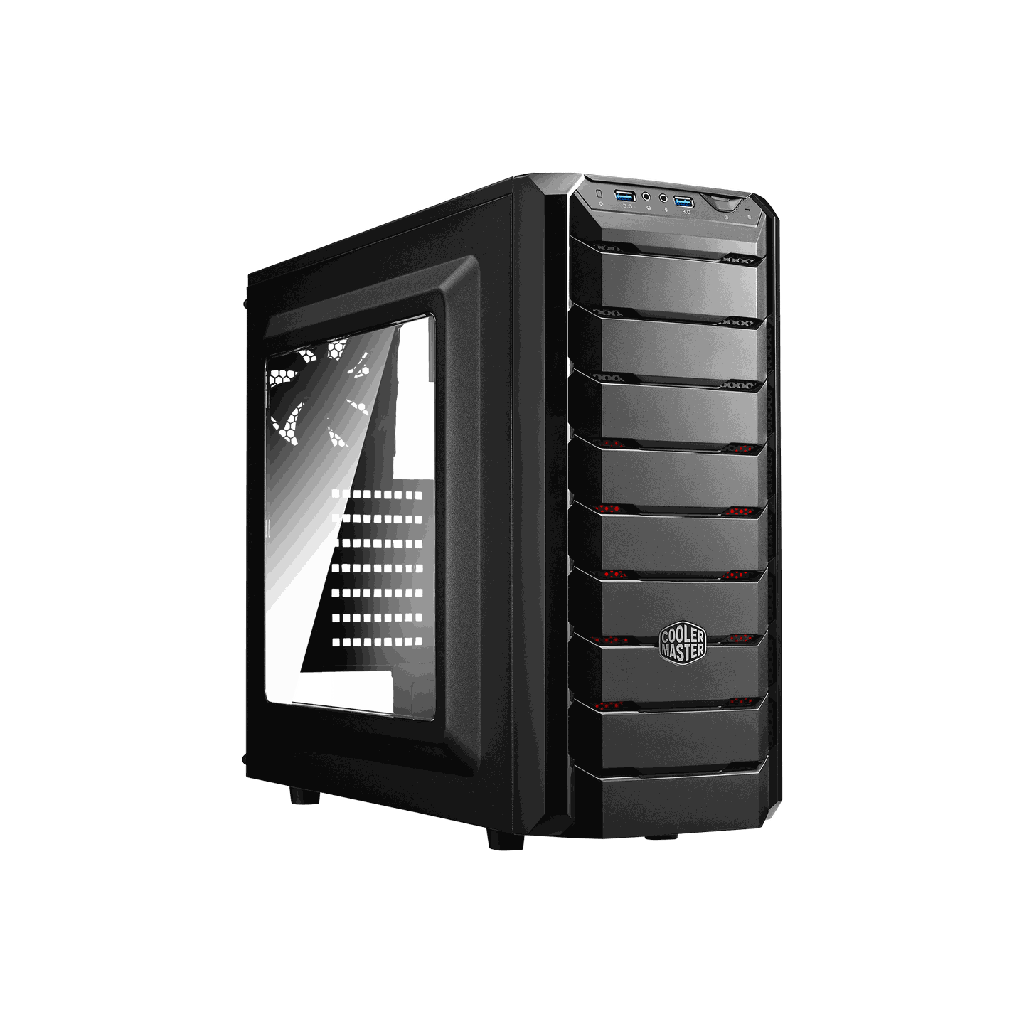 Casing Cooler Master CMP500 + PSU 600W 3X12