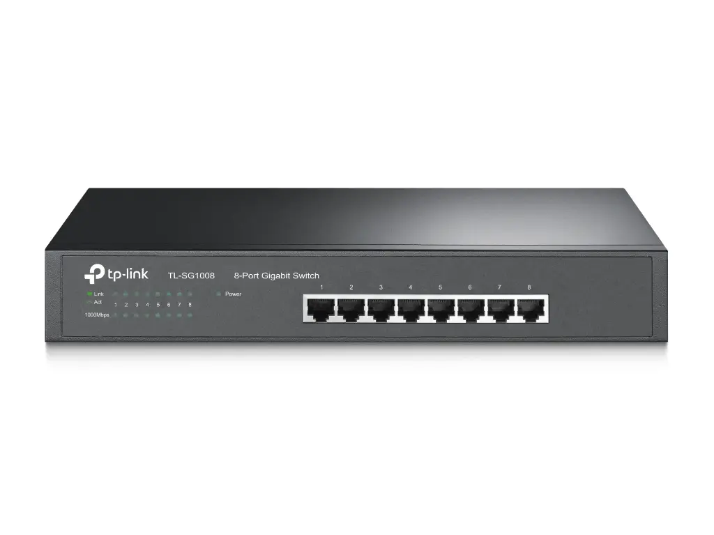 TP-Link Switch 8Port Gigabit Rackmount (SG1008)