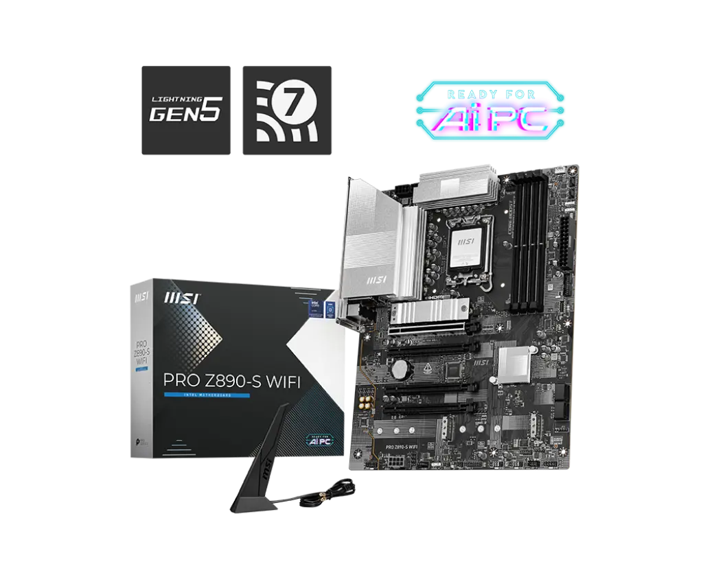 Motherboard Intel MSI DDR5 PRO Z890-S WIFI