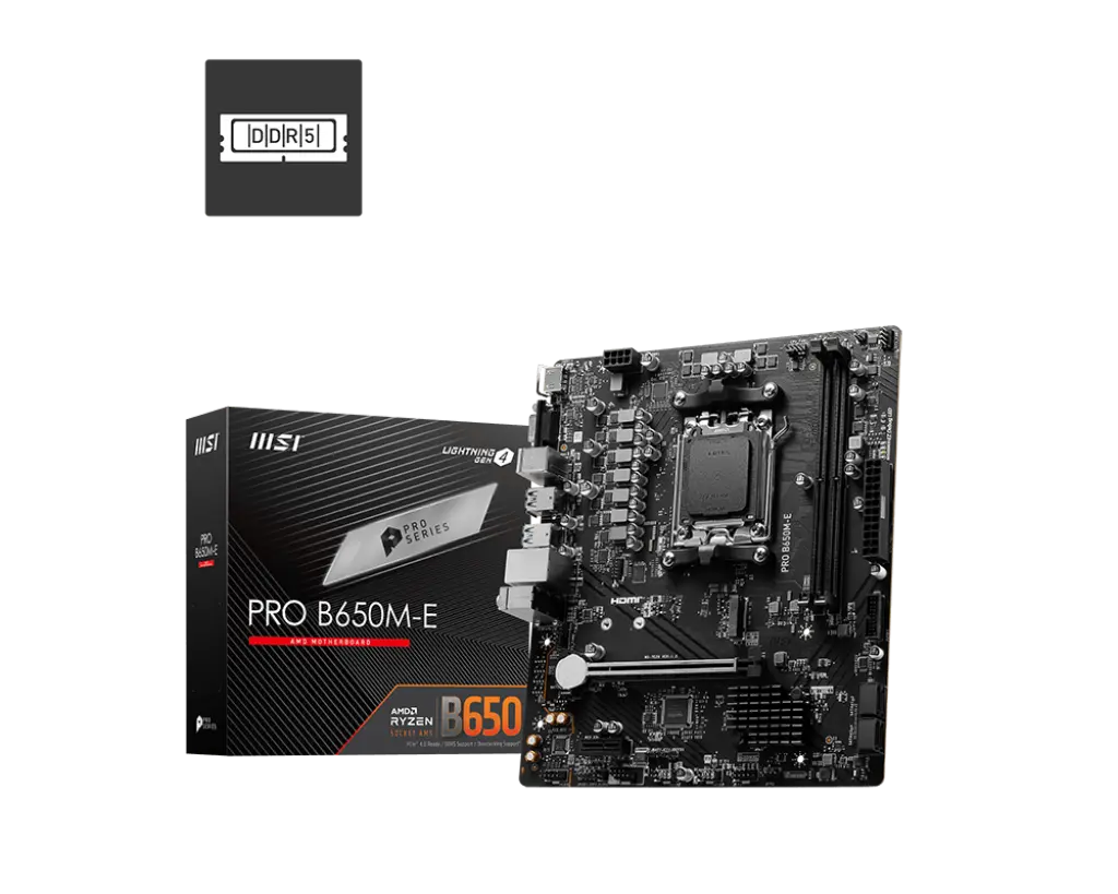 Motherboard AMD/DDR5 MSI PRO B650M-E