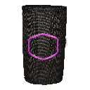 CH510 Cup sleeve Pink and Black