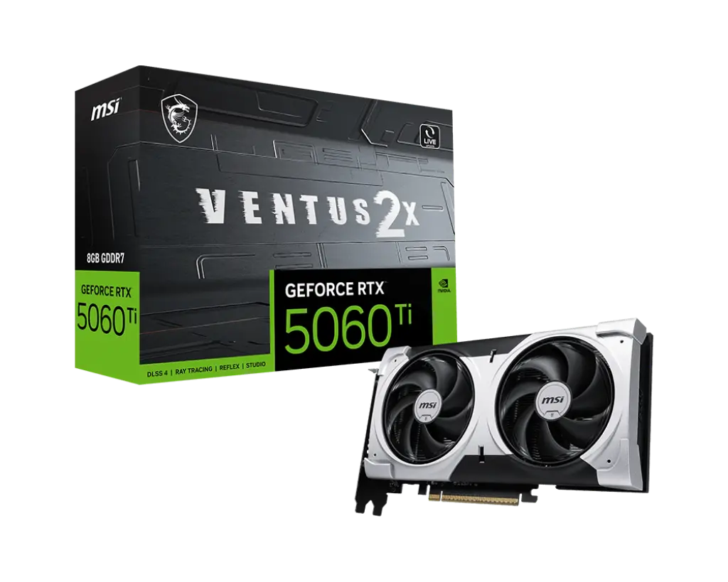 Graphics Nvidia MSI RTX5060 Ti 8G VENTUS 2X PLUS