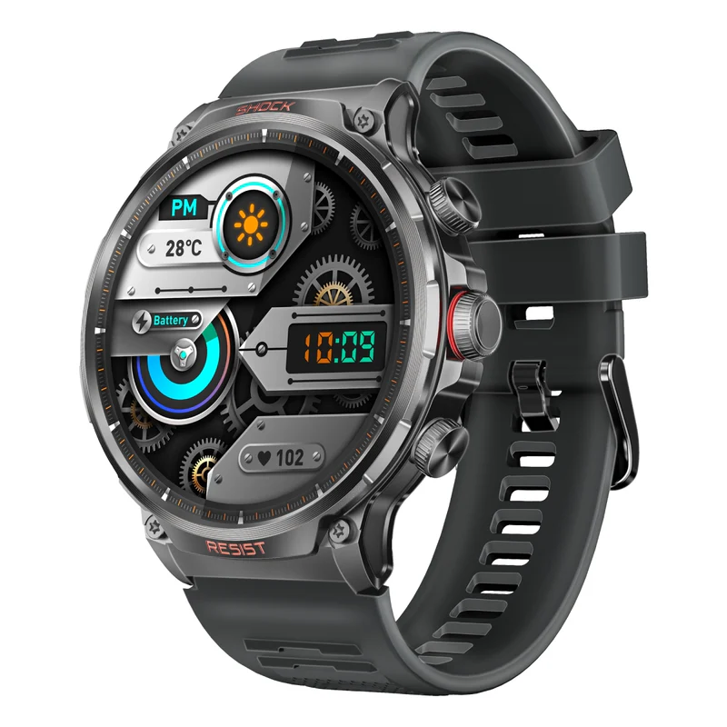 Promate Tough-Built Fitness Tracker Smartwatch with BT Calling XWATCH-R20.BLACK