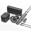 Promate POWERGEAR-PRO 7 in 1 Portable Essential Electronic Accessories Travel Kit