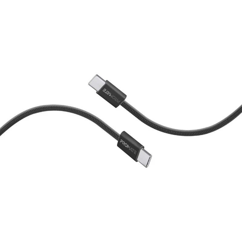 Promate Ultra-Fast 60W Power Delivery USB-C cable (ECOLINE-CC200.BLACK)