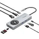 Promate 14-in-1 Highspeed Multiport USB-C Hub with 100W PD Passthrough & Multimedia Controls (COMANDHUB-PRO)