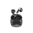Promate TRANSPODS.BLACK High Definition Transparent TWS Earbuds with IntelliTouch