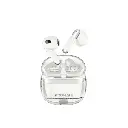 Promate TRANSPODS.WHITE High Definition Transparent TWS Earbuds with IntelliTouch