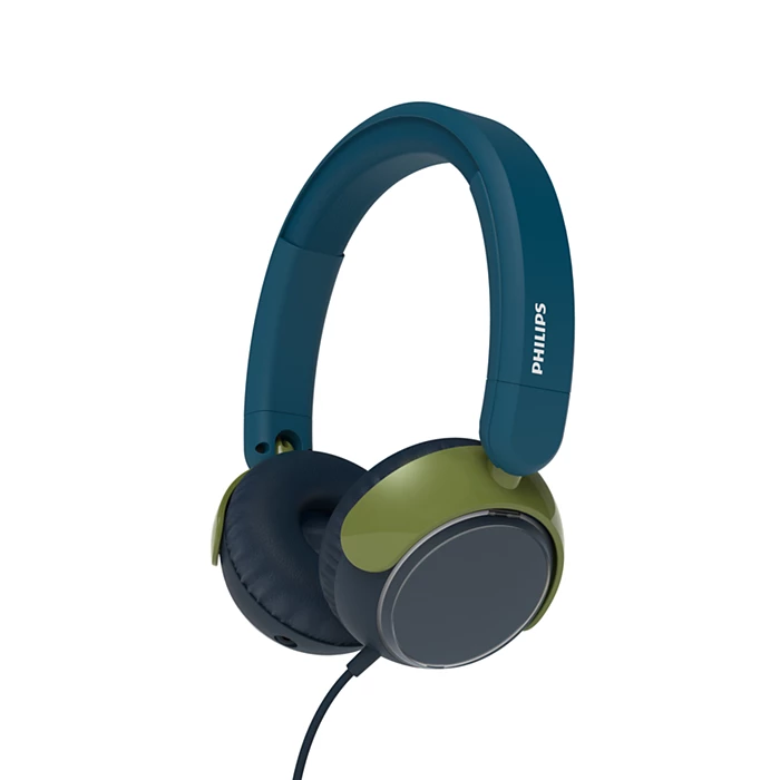 Philips Kids' on-ear headphones(TAK2000CT/00) Chrystal Teal