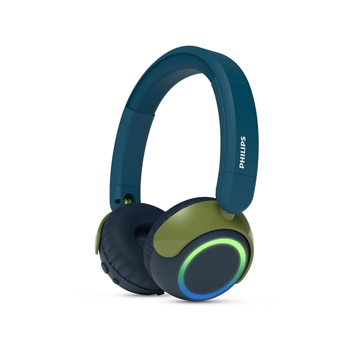 Philips Kids' wireless on-ear headphones(TAK4200CT/00) Chrystal Teal