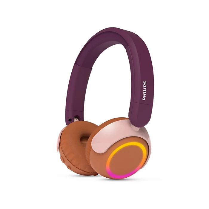 Philips Kids' wireless on-ear headphones( TAK4200MP/00) Magenta Purple