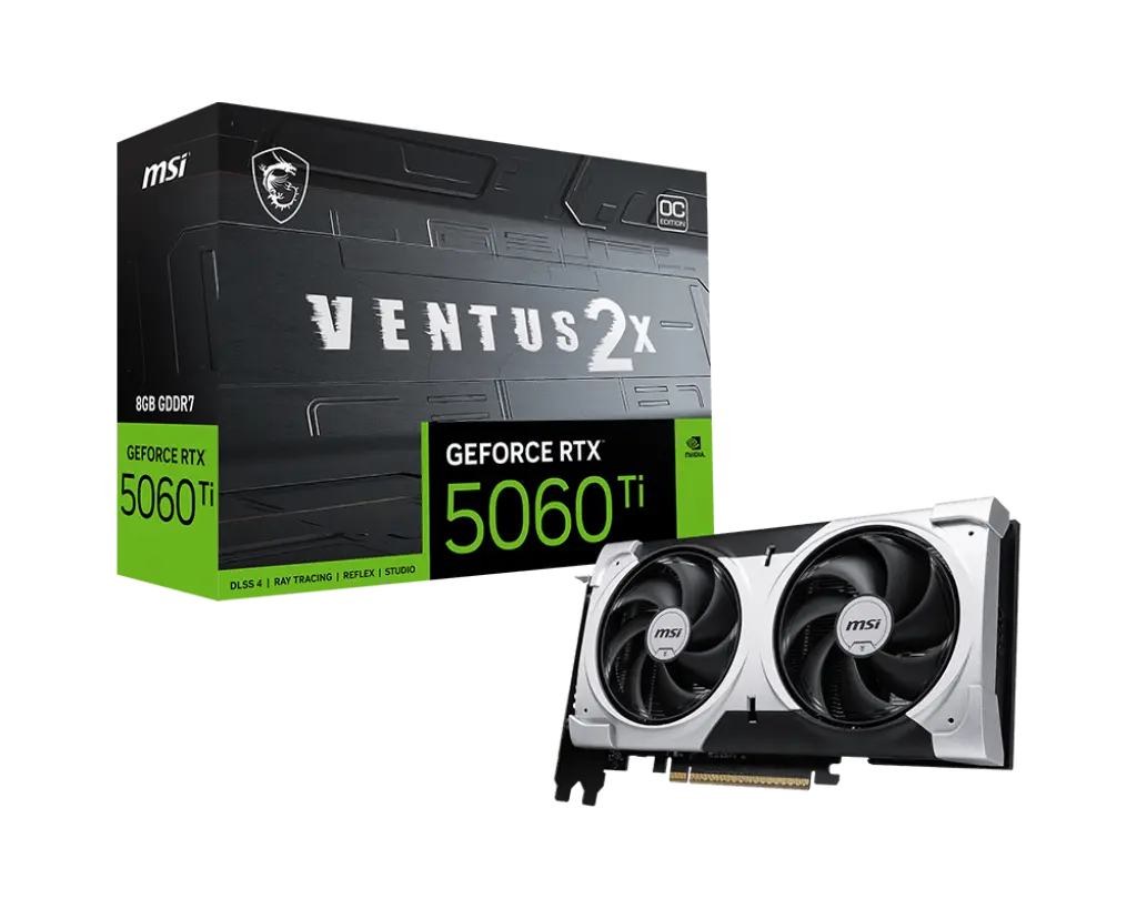 Graphics Nvidia MSI GeForce RTX 5060 Ti 8G VENTUS 2X OC PLUS