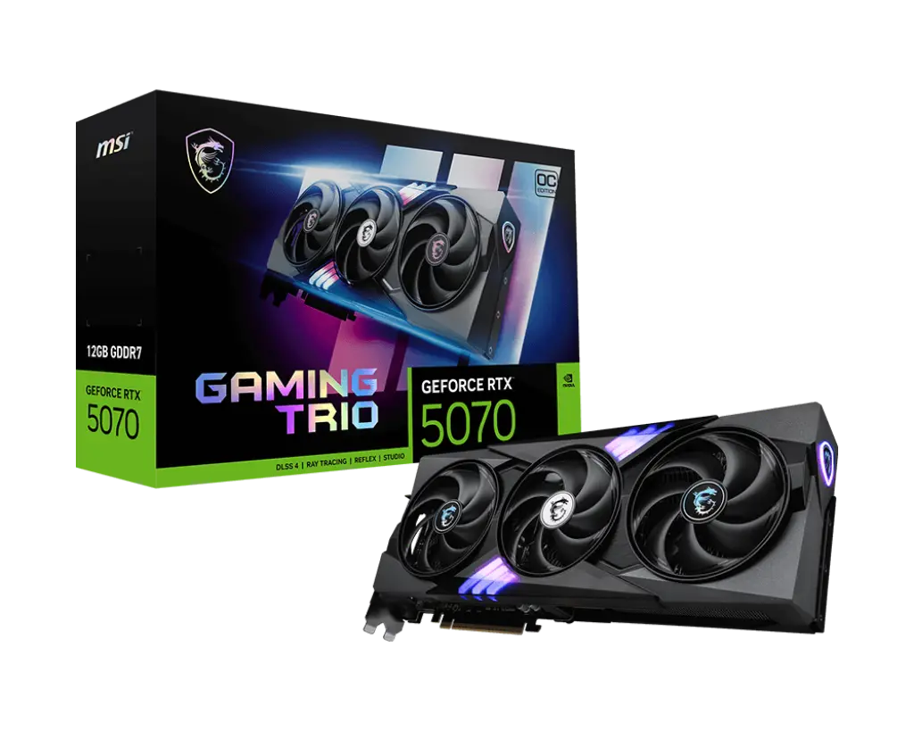 Graphics Nvidia MSI RTX5070 12G GAMING TRIO OC