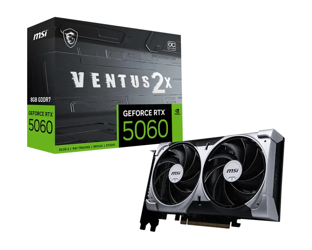 Graphics Nvidia MSI GeForce RTX 5060 8G VENTUS 2X OC