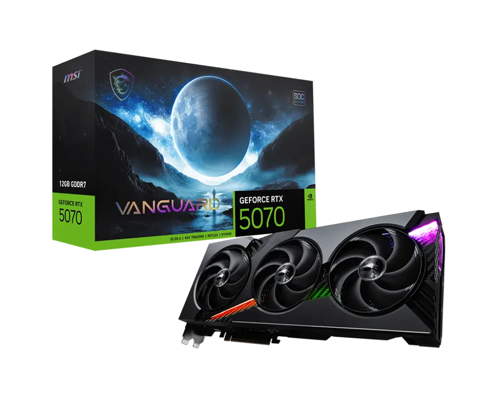 Graphics Nvidia MSI RTX5070 12G Vanguard SOC 