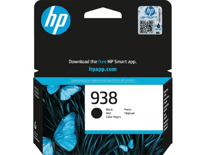 Cartridge Original HP 938 Black -1450 PAGES (4S6X8PE)
