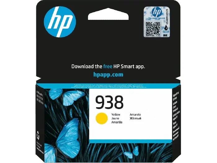 Cartridge Original HP 938 Yellow - 800 PAGES (4S6X7PE)