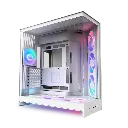 Casing NZXT H9 Flow RGB+ (2025) White RGB Fans & Control Hub Case