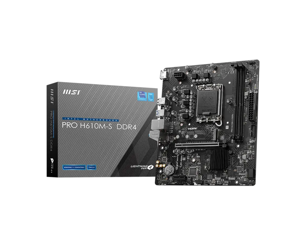 Motherboard Intel 1700/DDR4 MSI PRO H610M-S DDR4 