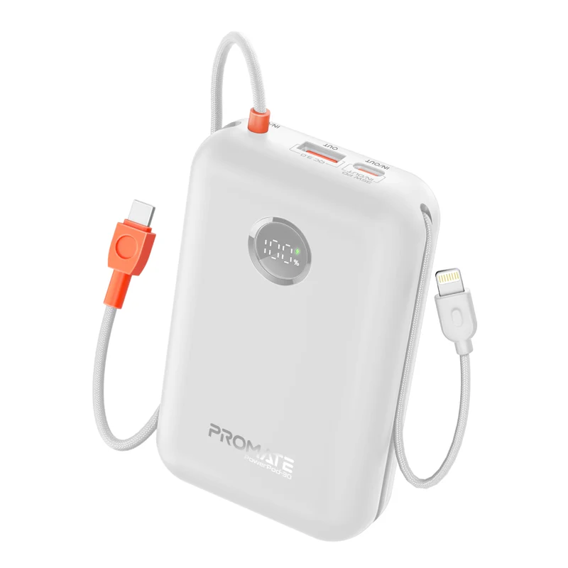 Promate Mobile Charger POWERPOD-30 WHITE