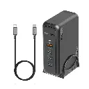 PROMATE 140W Super-Speed GaNFast™ Charging Station with Power Delivery 3.1 & Quick Charge 3.0  (GaNPort-140W)