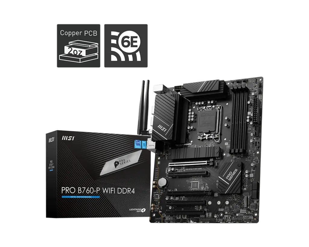 Motherboard MSI PRO B760-P WIFI DDR4