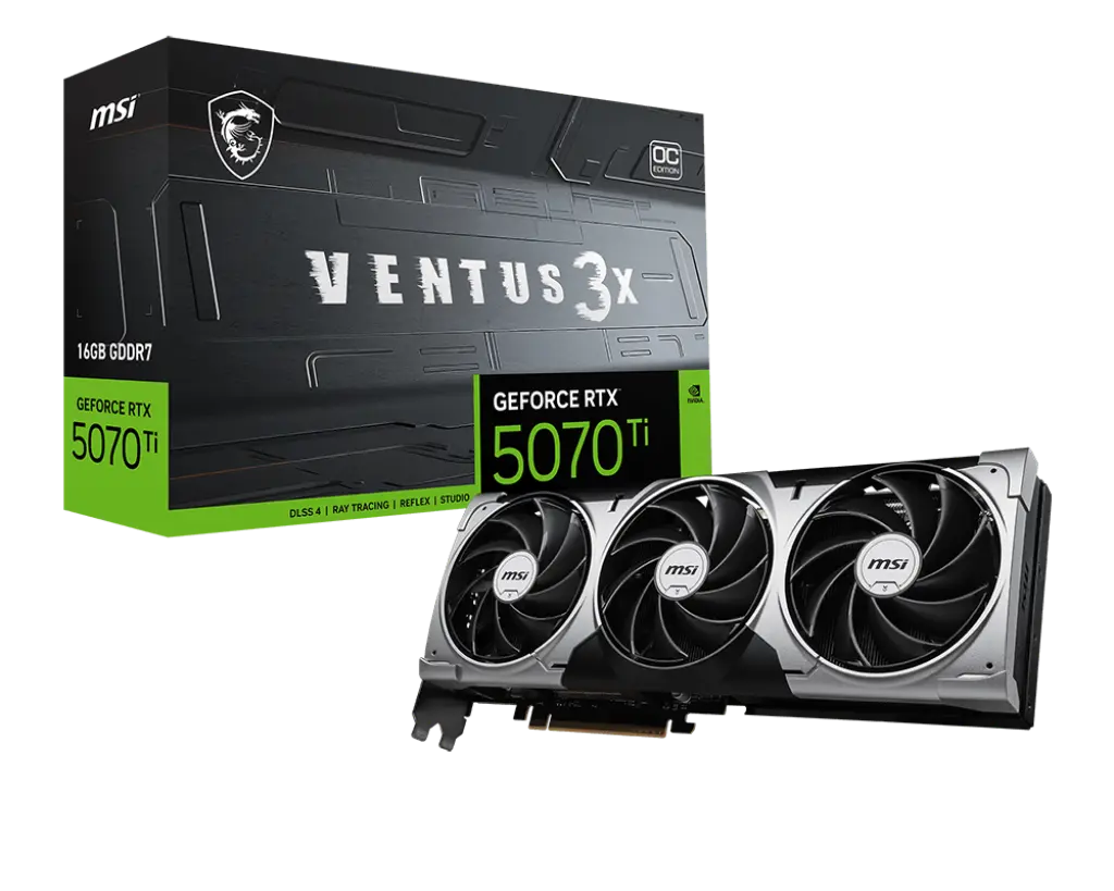 Graphics Nvidia MSI  GeForce RTX 5070 Ti 16G VENTUS 3X OC