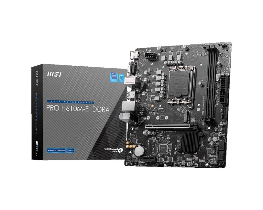 Motherboard Intel 1700/DDR5 MSI PRO H610M-E DDR5 