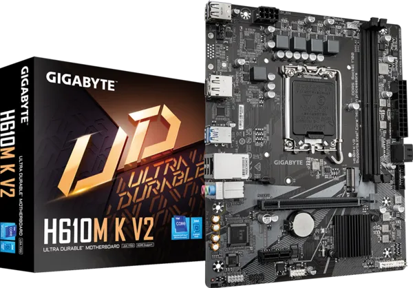 Motherboard Intel 1700/DDR4 Gigabyte H610M K V2 DDR5