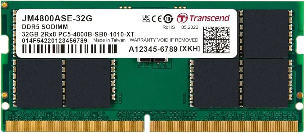 Memory Laptop TRANSCEND DDR5 32GB 4800