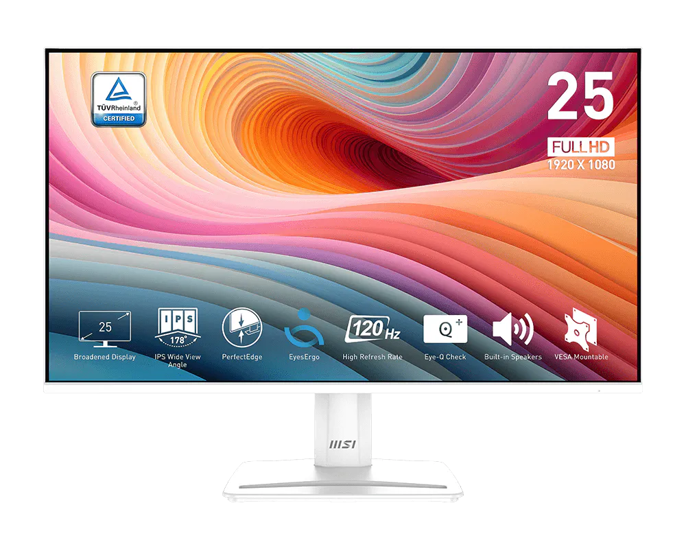 Monitor LED MSI 25" FHD, IPS, 120Hz (PRO MP251W E2)