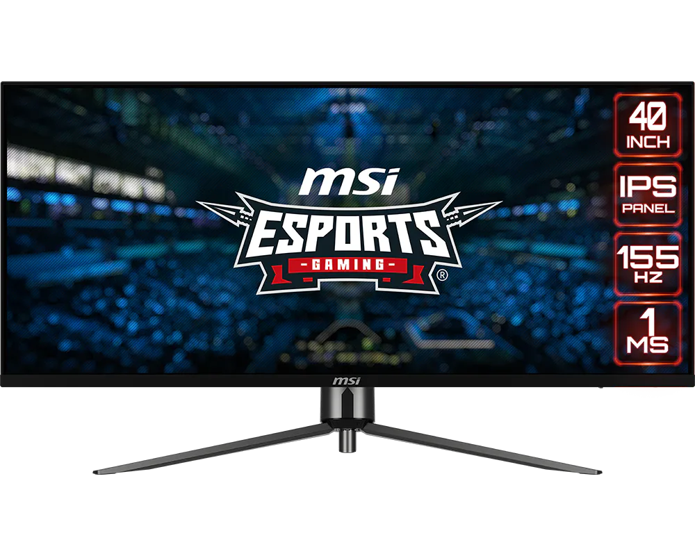 Monitor GAMING LED MSI 40" UWQHD, IPS, 155Hz (MAG401QR)