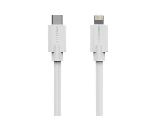 Allocacoc USB Cable Lightning Basic White (10451WT/LGHTBC)