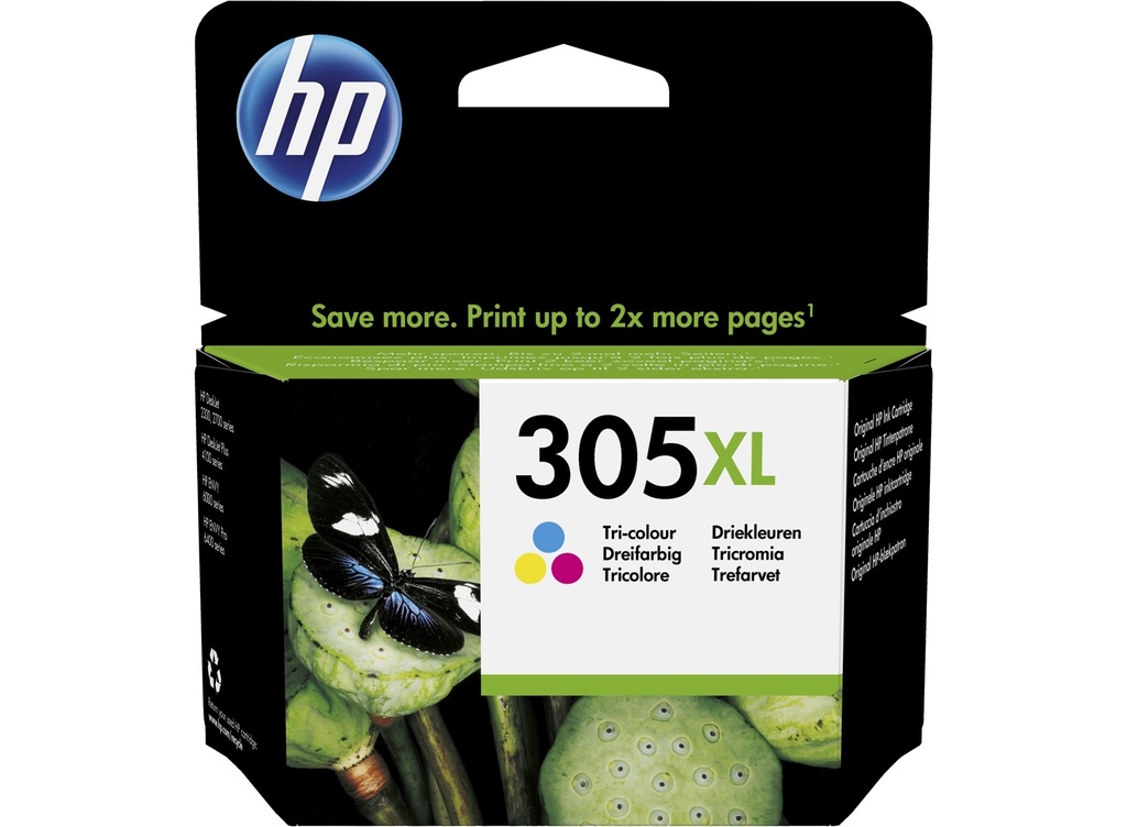Cartridge Original HP 305XL Tri-Color High Capacity