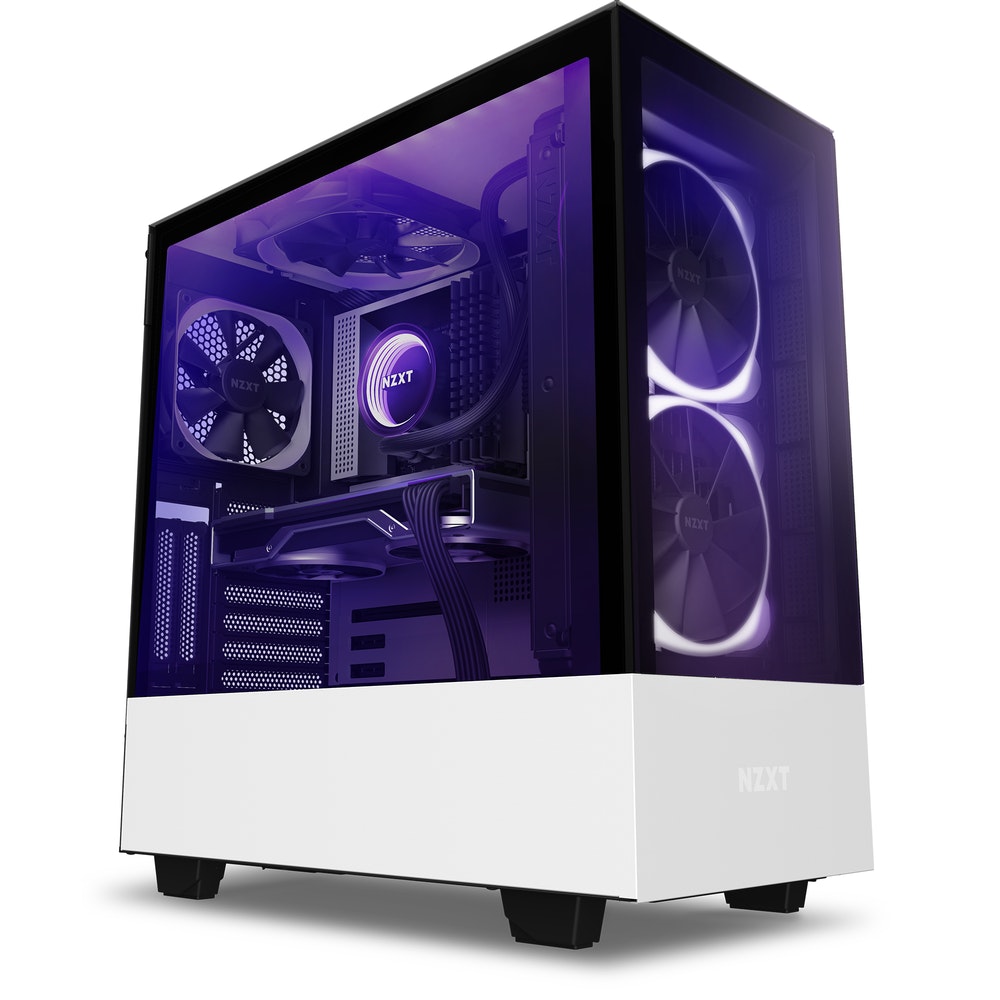 Casing NZXT H510 Elite  Tempered Glass White