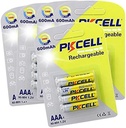 PKCELL NI-MH RTU Rechargeable Battery AAA 600mAh, 4pc/card