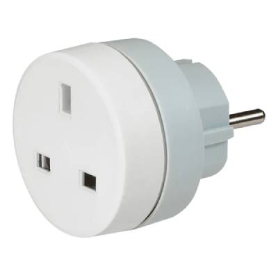 Power Adaptor Legrand UK to FR/DE (British/Europe) Ref: 50383
