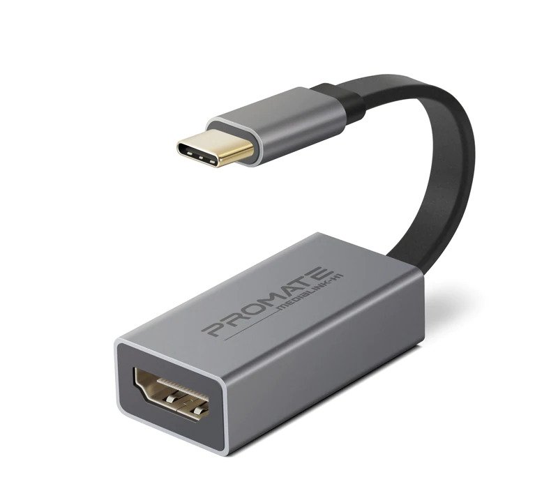 Promate USB-C to HDMI  MEDIALINK-H1.GREY (USB-3.0, HDMI)
