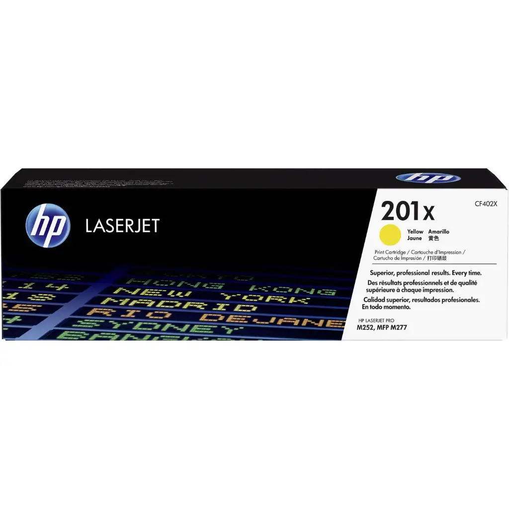 Toner Original HP CF402X (201X) Yellow