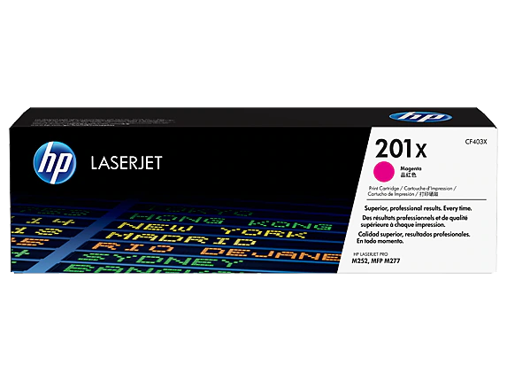 Toner Original HP CF403X (201X) Magenta