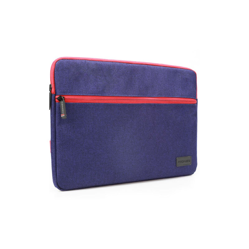 Promate Lightweight Sleeve with Water Repellent Protective Fabric PORTFOLIO-S.BLUE