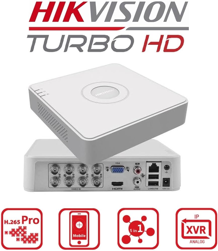 HIK DVR 8 Channel 720P (DS-7108HGHI-K1)
