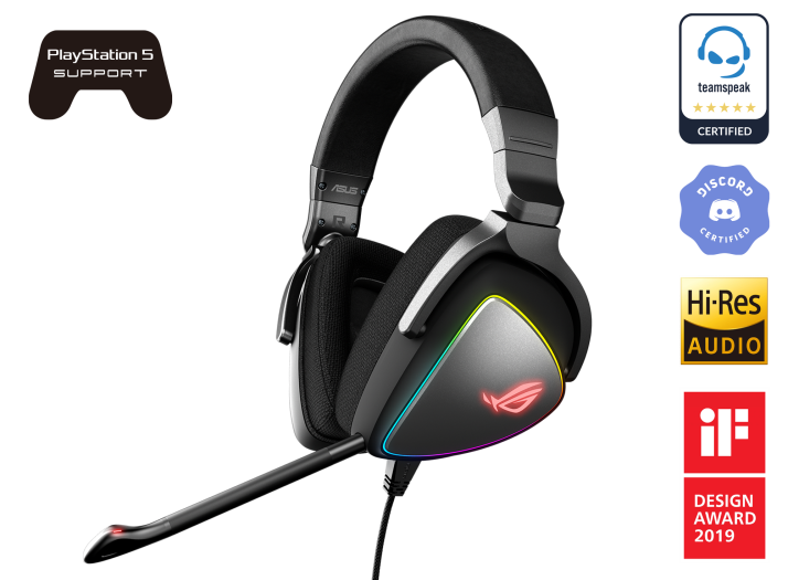 Headset Wireless Asus ROG Delta (90YH00Z1-B2UA00)