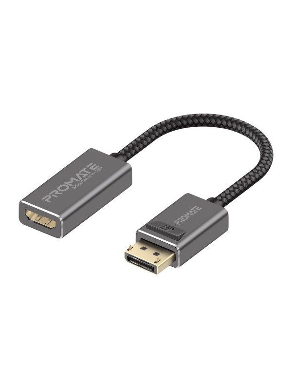 Promate MediaLink‐DP DisplayPort to HDMI Adapter with 4k Resolution