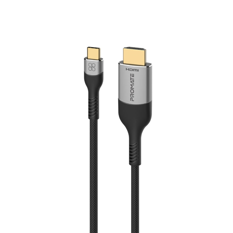 Promate 8K CrystalClarity™ USB-C to HDMI Cable (MediaCord-8K)