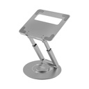 Promate Ergonomic Multi-Level Aluminium Laptop Stand DESKMATE-6.GREY