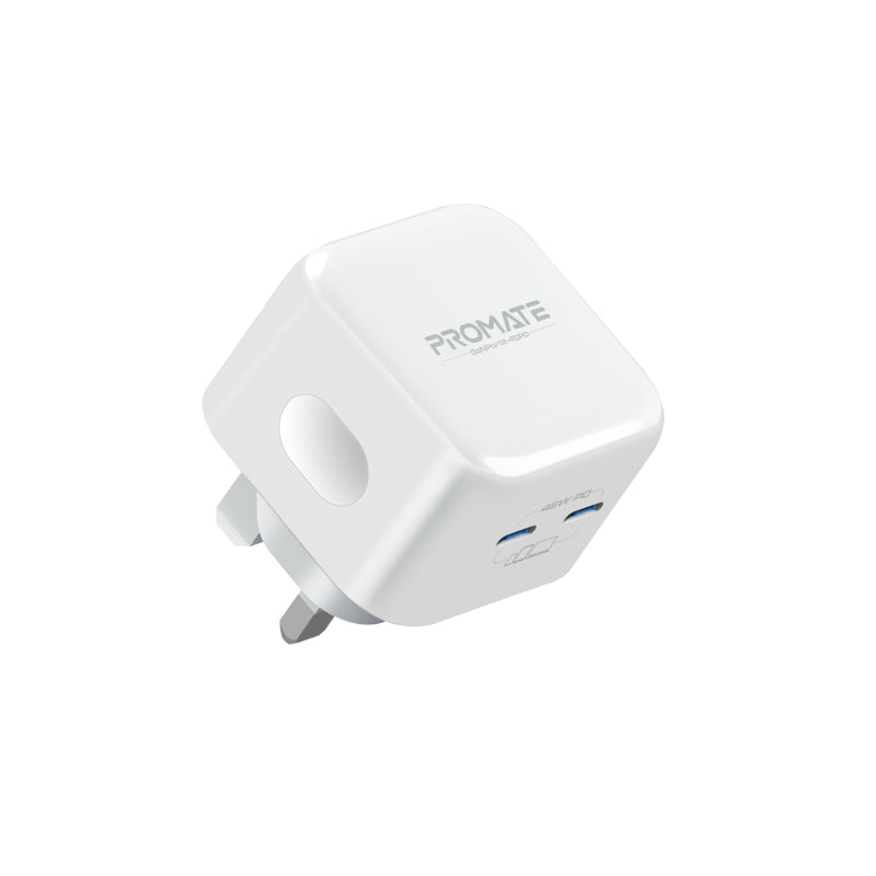 PROMATE 45W Power Delivery GaNFast™ Charging Adapter (GANPORT2-45PD)